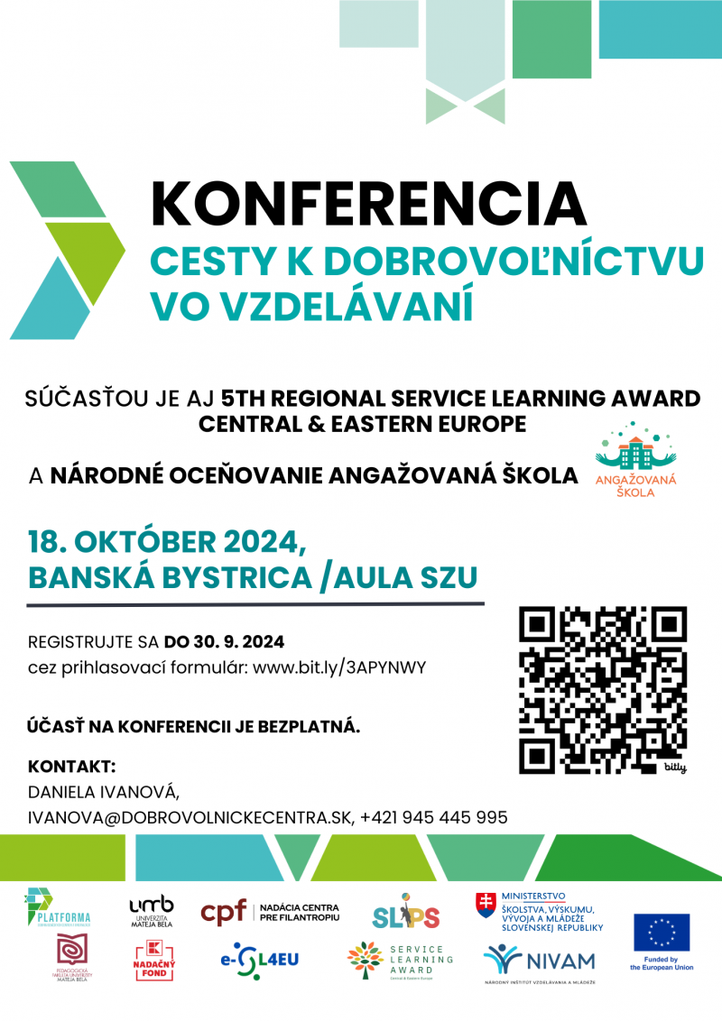 Konferencia Cesty k dobrovoľníctvu 