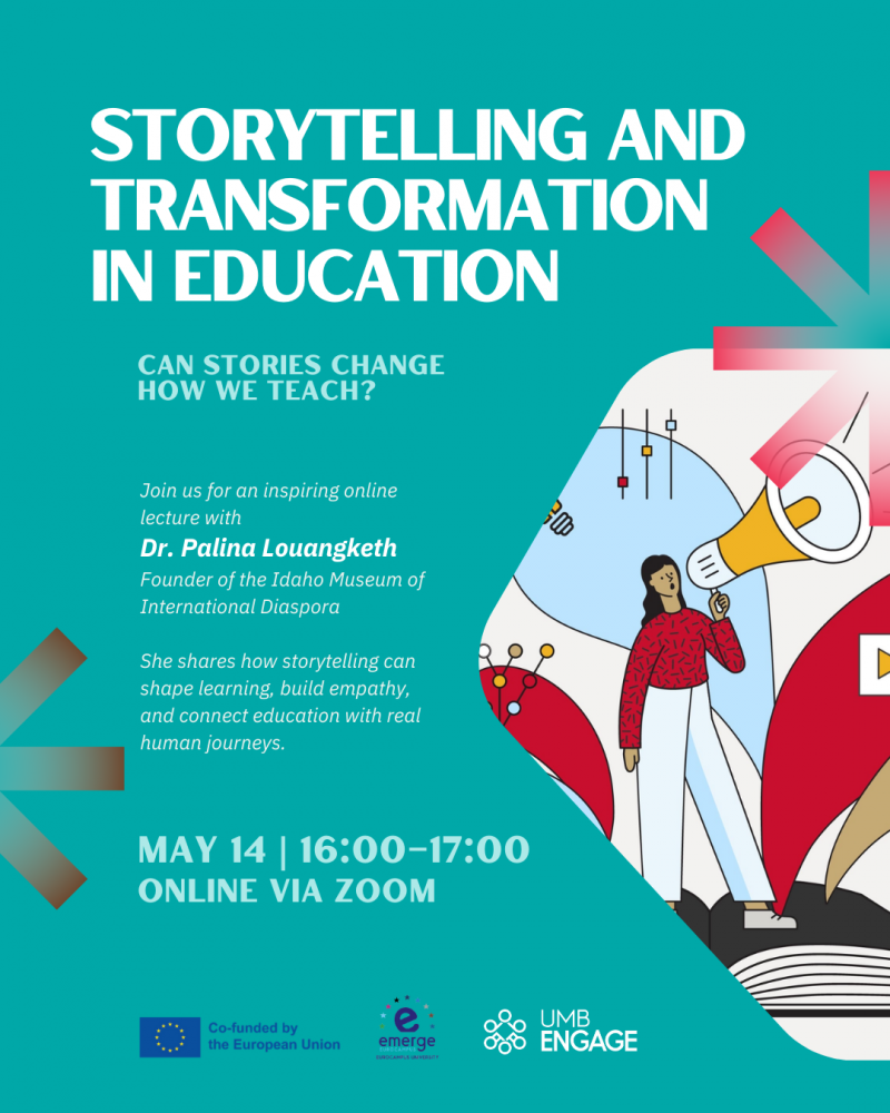 Invitation to Online Lecture: Storytelling as an Academic Tool to Advance Educational Transformation