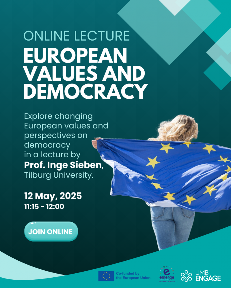 Invitation to Online Lecture: European Values and the Way We View Democracy