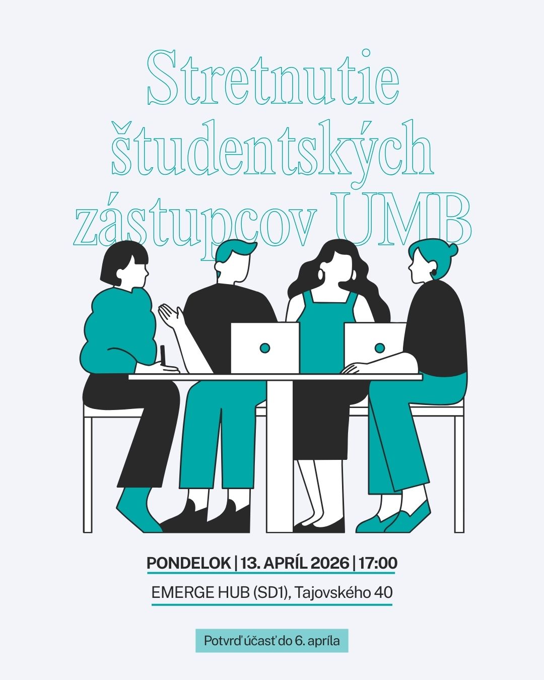 Stretnutie &scaron;tudentsk&yacute;ch z&aacute;stupcov Univerzity Mateja Bela
